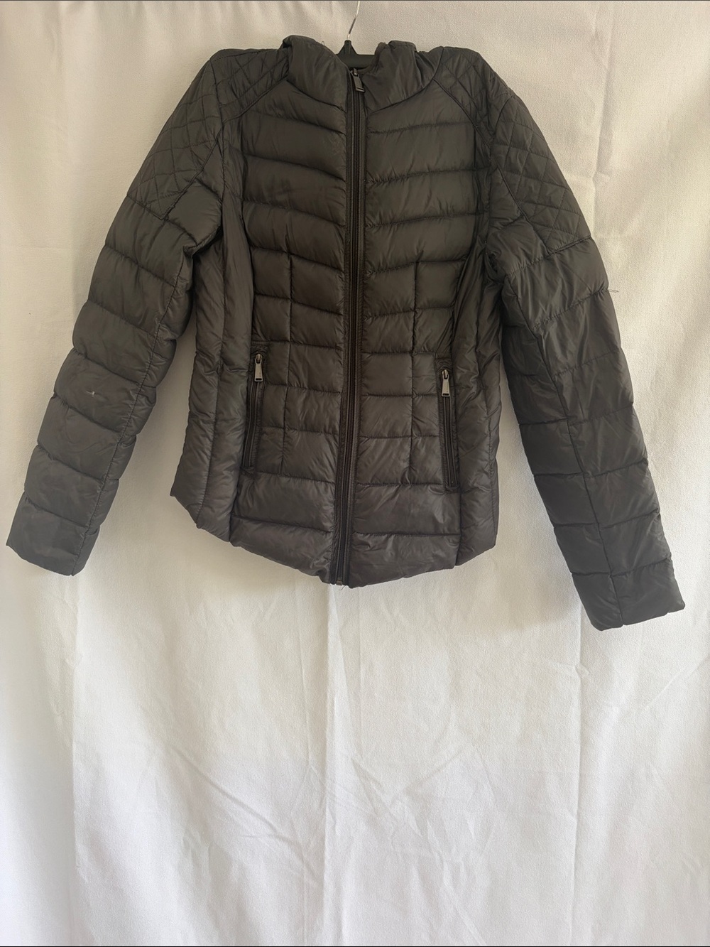 BCBGeneration Women’s Quilted Black Lightweight Puffer Jacket - XS